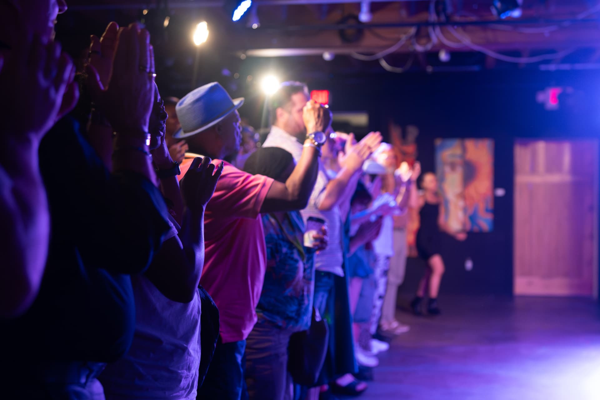 Opening night of Passing Strange at The Studio
